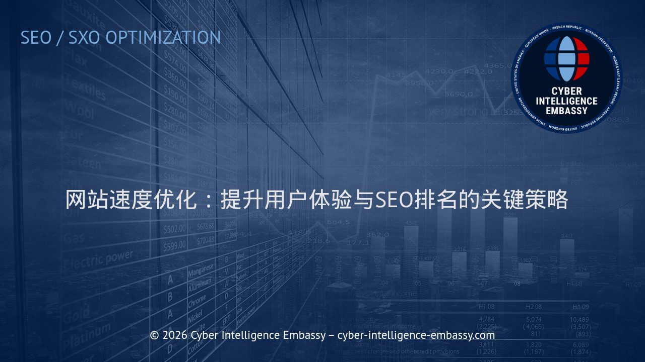 网站速度优化：提升用户体验与SEO排名的关键策略