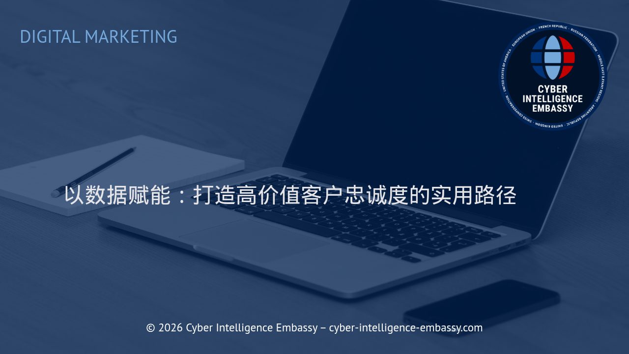 以数据赋能：打造高价值客户忠诚度的实用路径