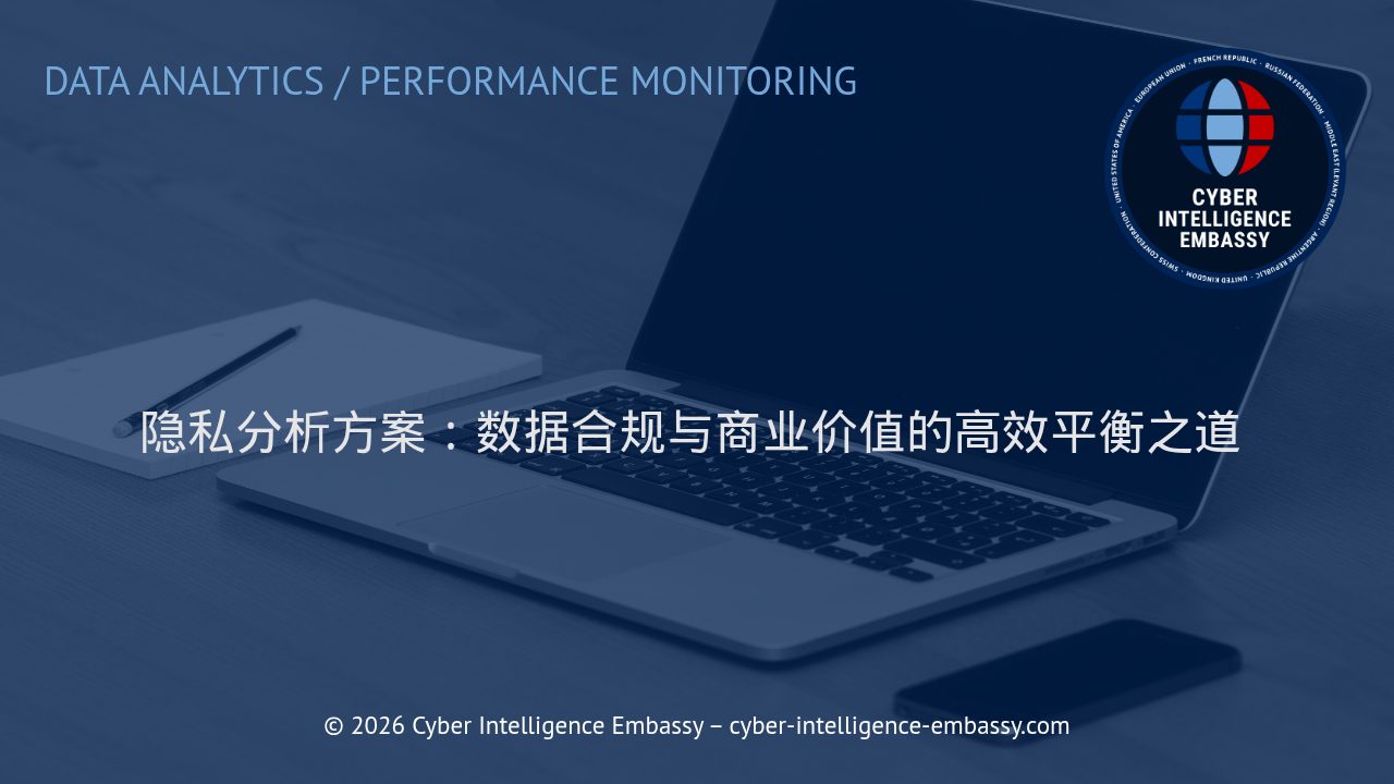 隐私分析方案：数据合规与商业价值的高效平衡之道