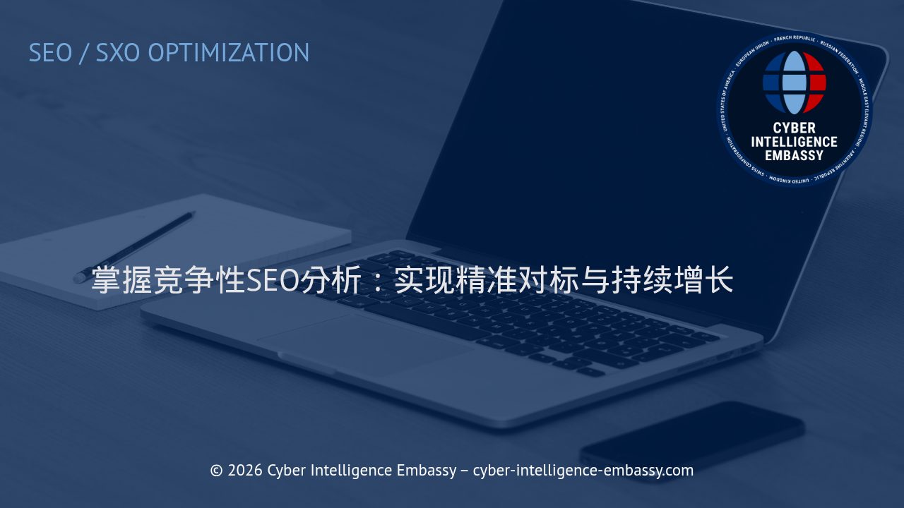 掌握竞争性SEO分析：实现精准对标与持续增长