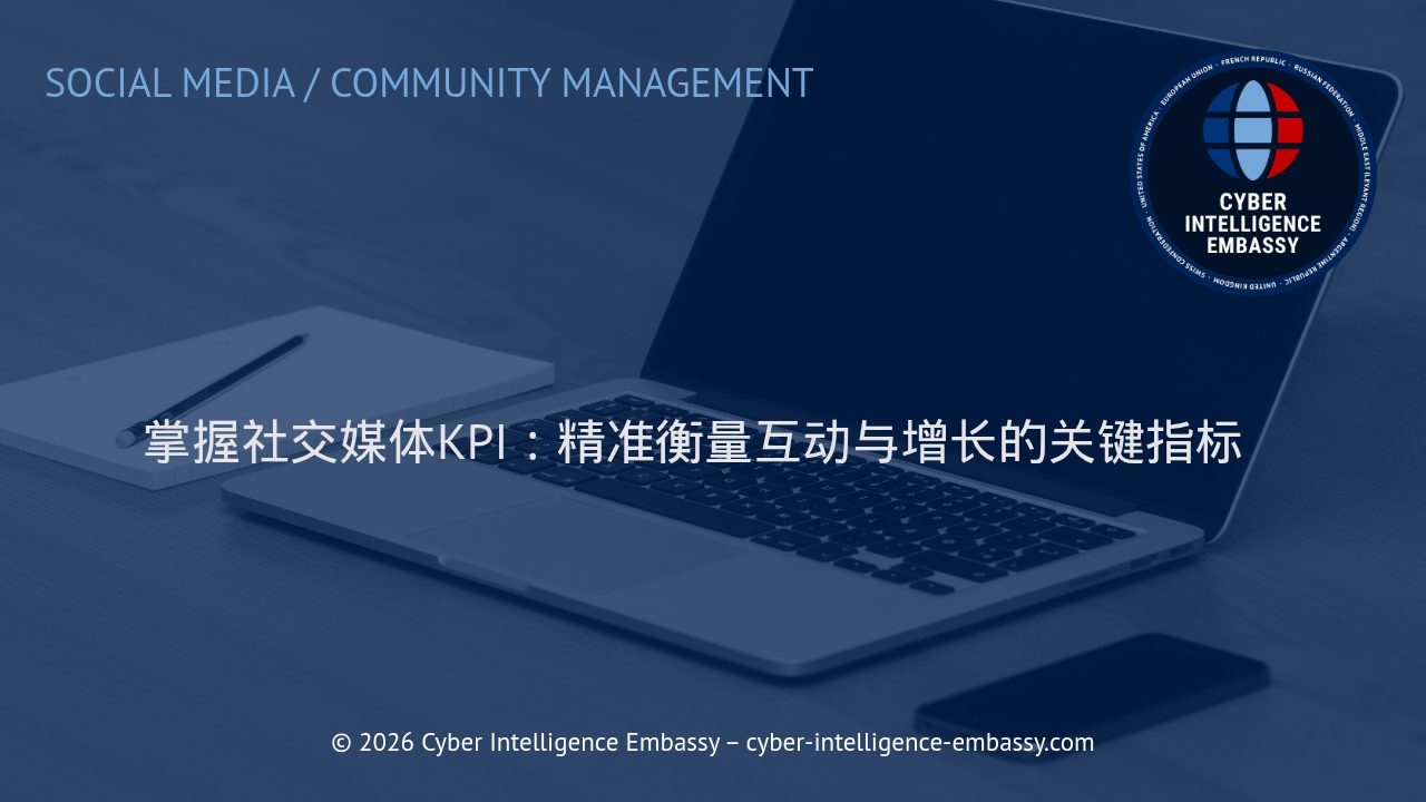 掌握社交媒体KPI：精准衡量互动与增长的关键指标