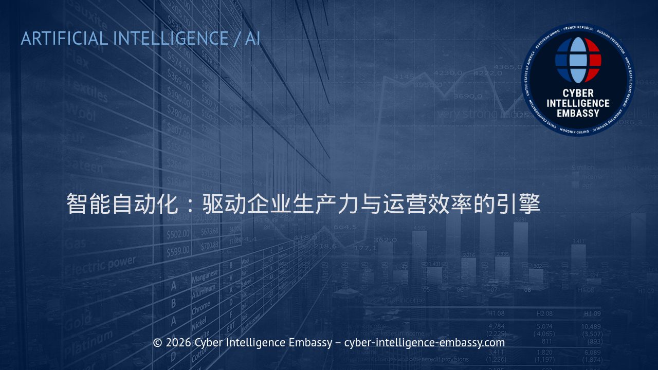 智能自动化：驱动企业生产力与运营效率的引擎