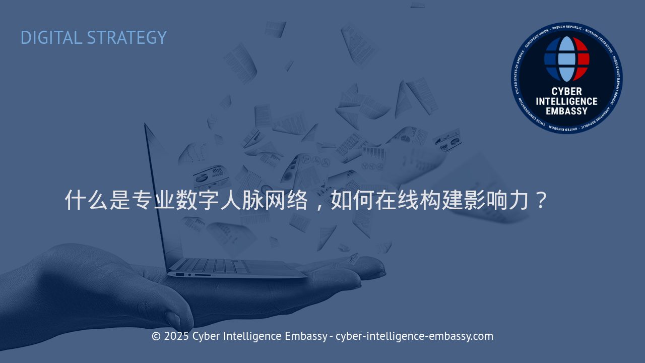 数字时代的专业人脉：高效构建与扩展在线影响力的实用指南