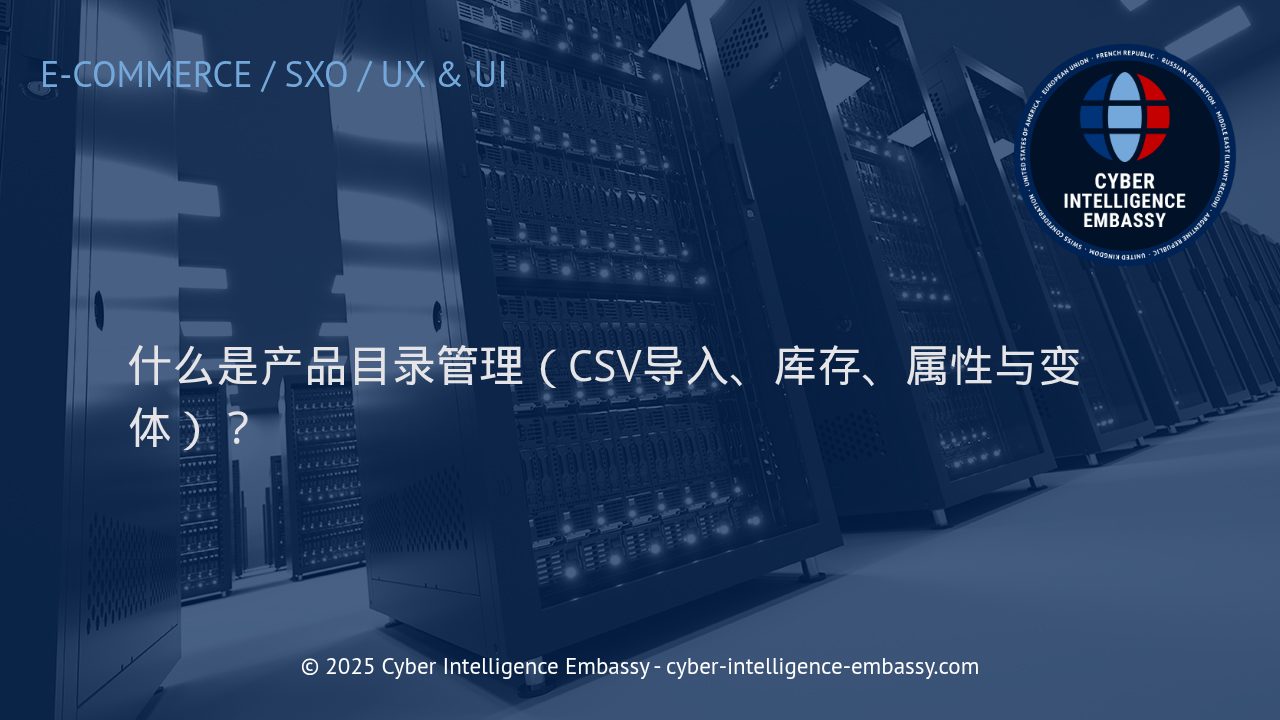 高效管理产品目录：CSV导入、库存控制与属性变体解析