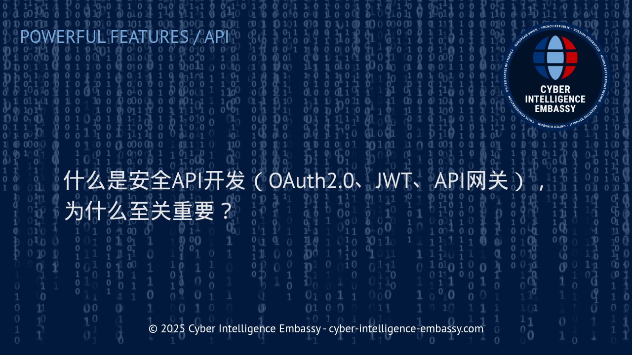 安全API开发：构建数字化业务的坚实防线