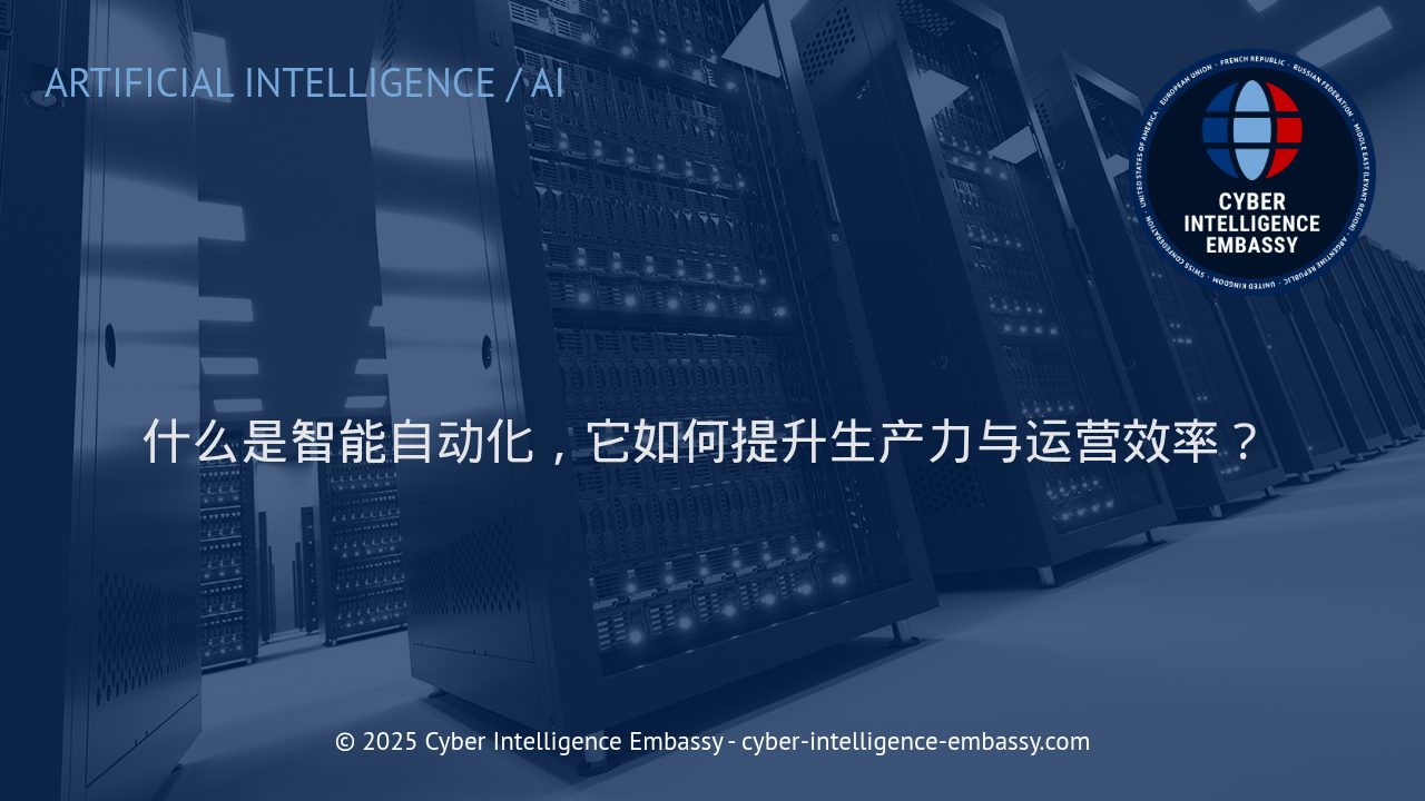 智能自动化：驱动企业生产力与运营效率的引擎