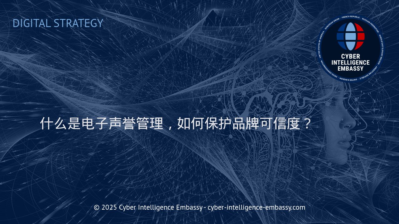 企业如何构建与维护电子声誉：品牌可信度的数字护城河
