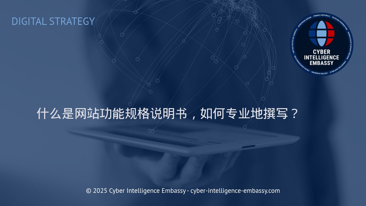 高效网站开发的基石：如何专业编写网站功能规格说明书