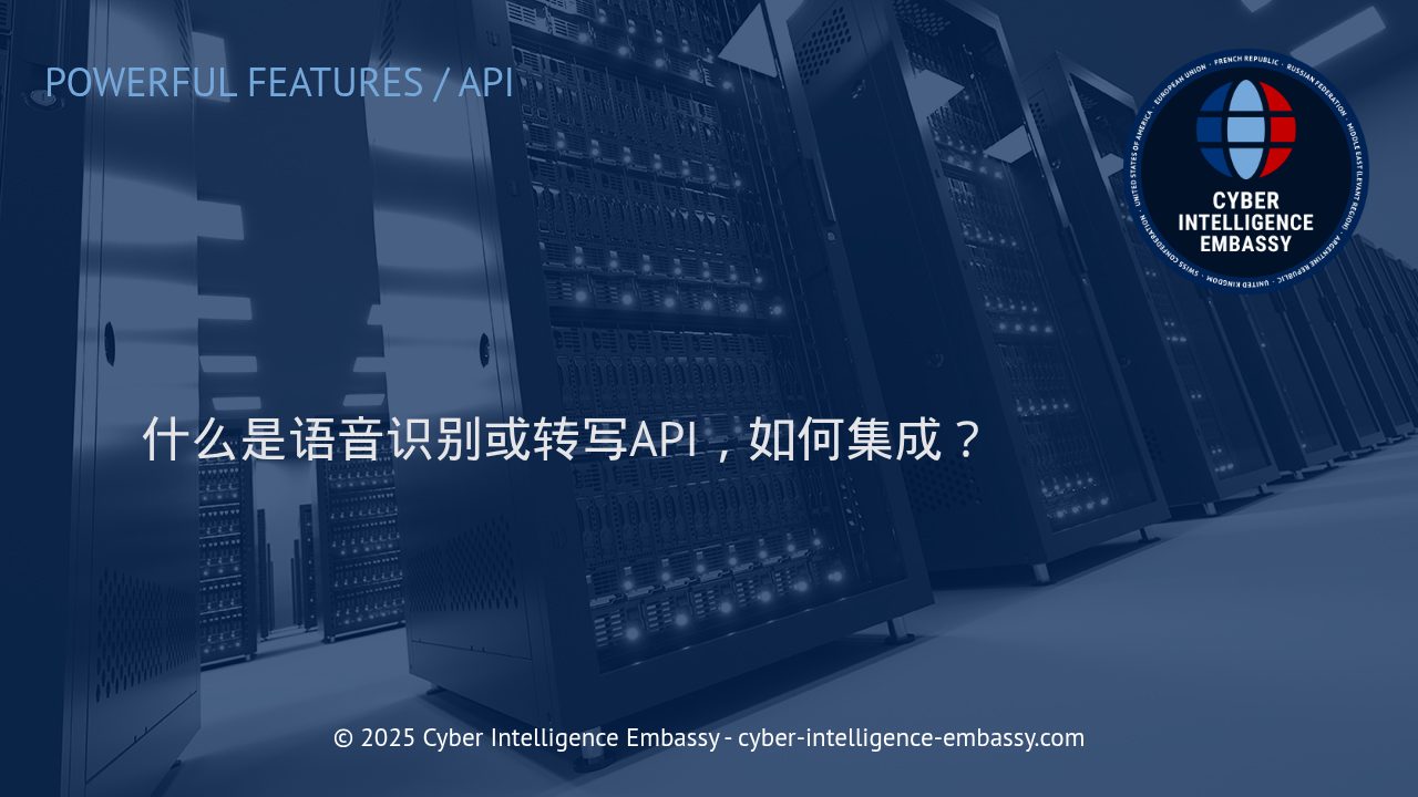 深入解析语音识别与转写API的企业应用与集成方法