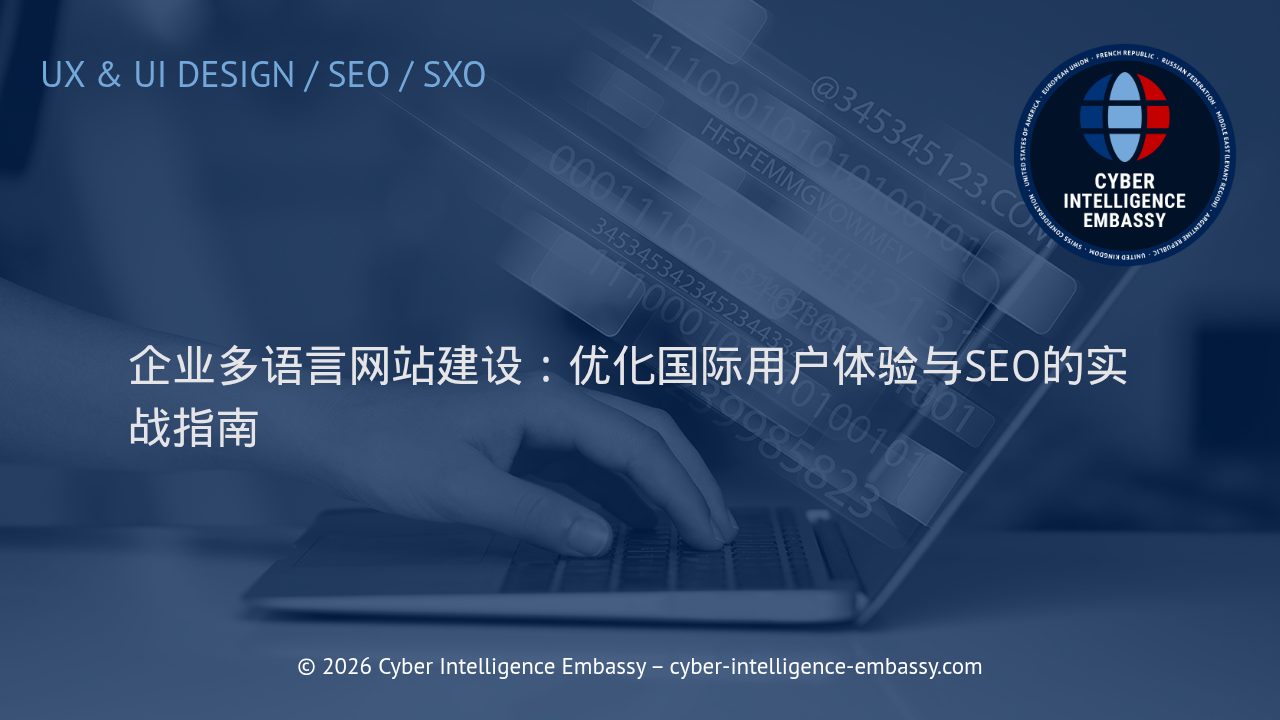 企业多语言网站建设：优化国际用户体验与SEO的实战指南
