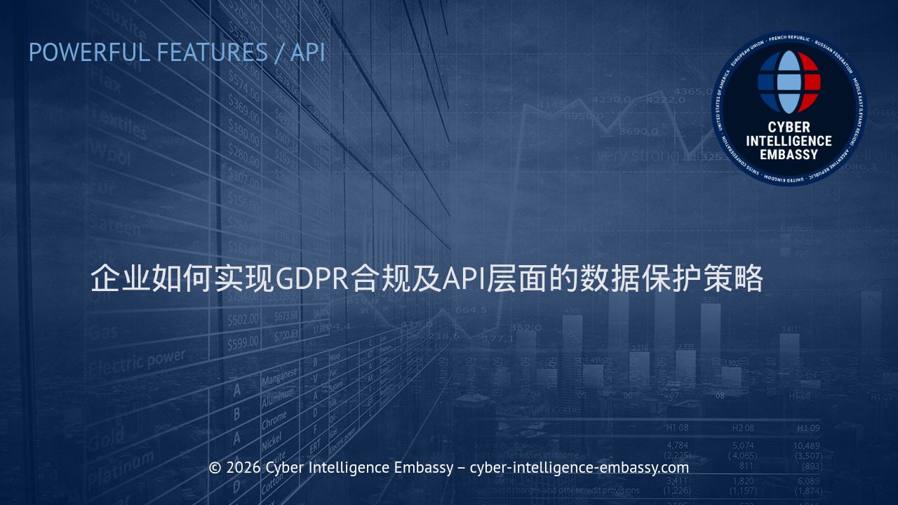 企业如何实现GDPR合规及API层面的数据保护策略