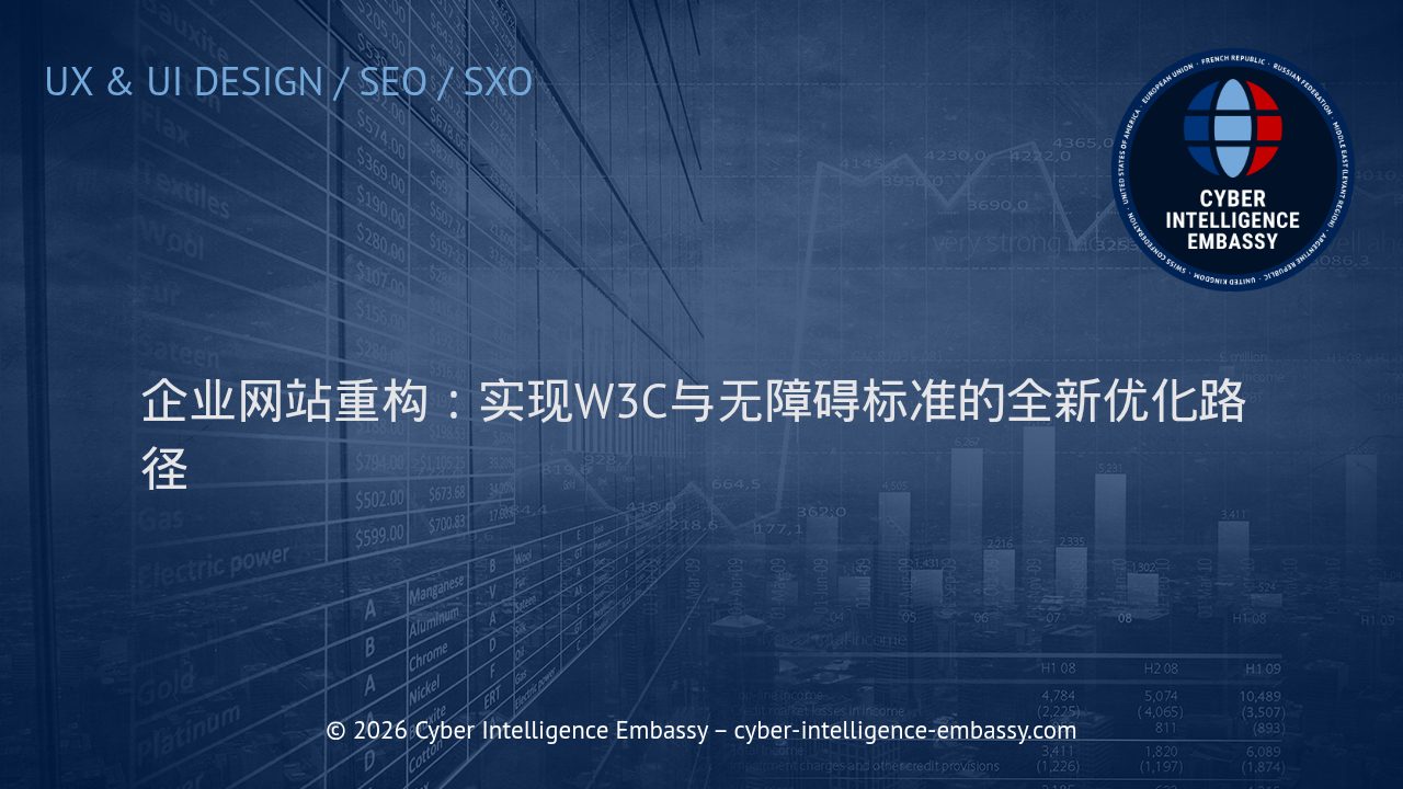 企业网站重构：实现W3C与无障碍标准的全新优化路径