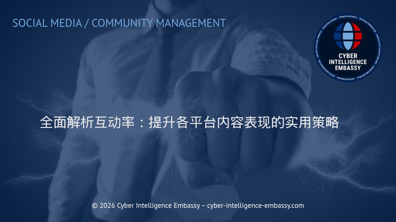 全面解析互动率：提升各平台内容表现的实用策略