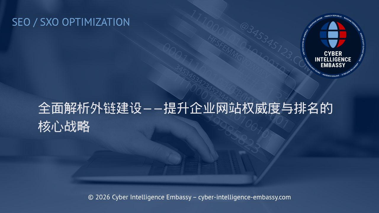 全面解析外链建设——提升企业网站权威度与排名的核心战略