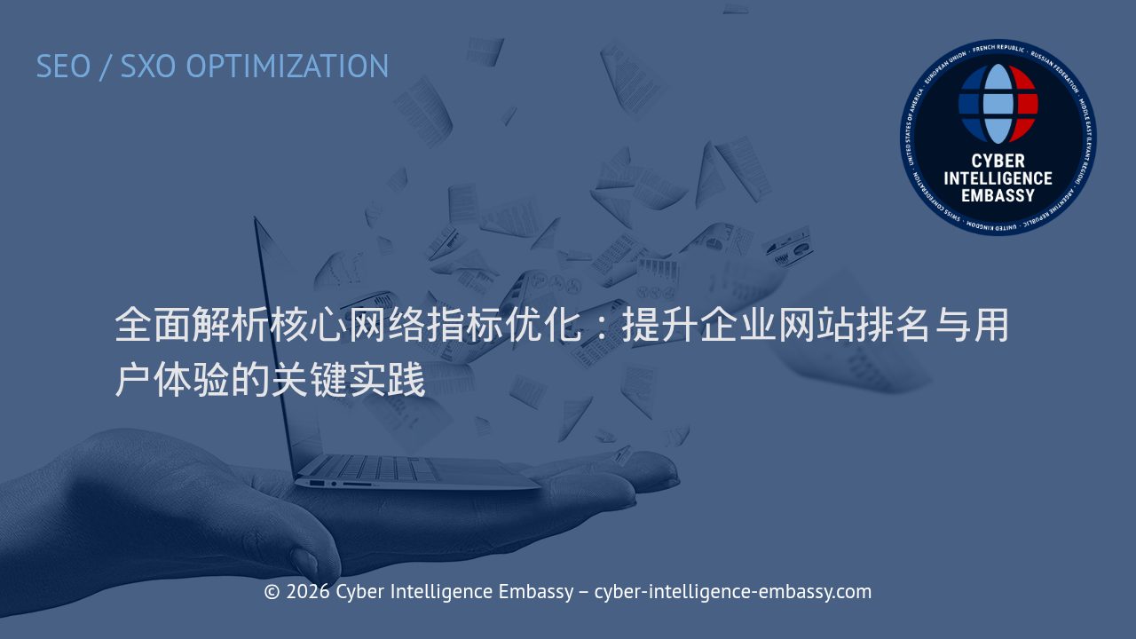 全面解析核心网络指标优化：提升企业网站排名与用户体验的关键实践