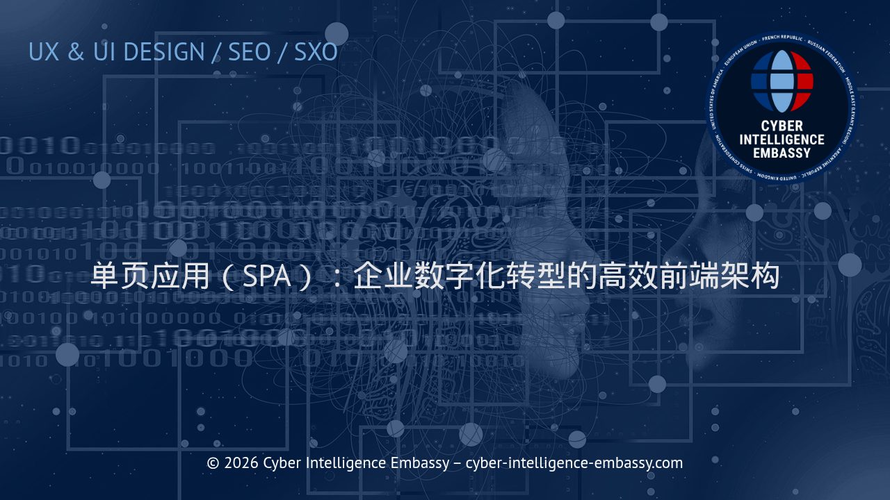 单页应用（SPA）：企业数字化转型的高效前端架构