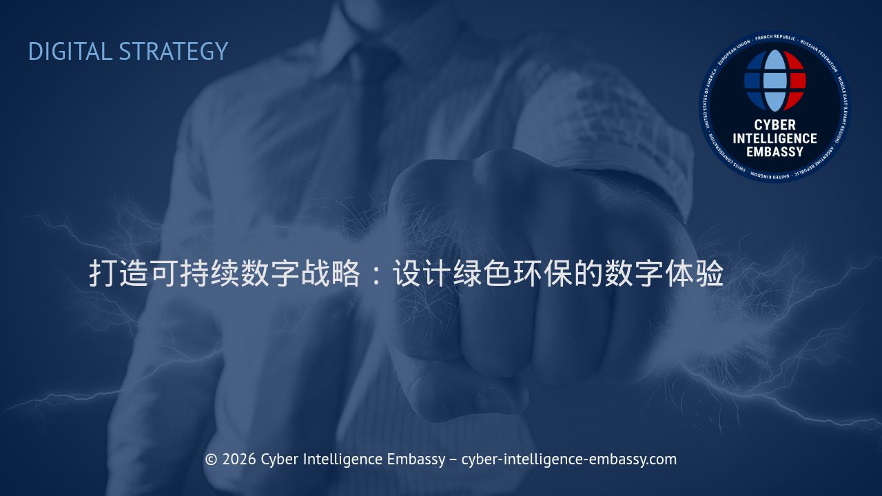 打造可持续数字战略：设计绿色环保的数字体验