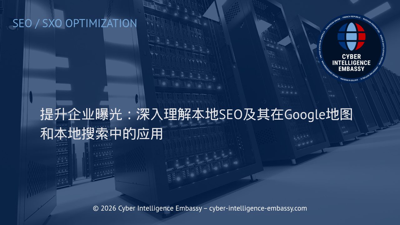 提升企业曝光：深入理解本地SEO及其在Google地图和本地搜索中的应用