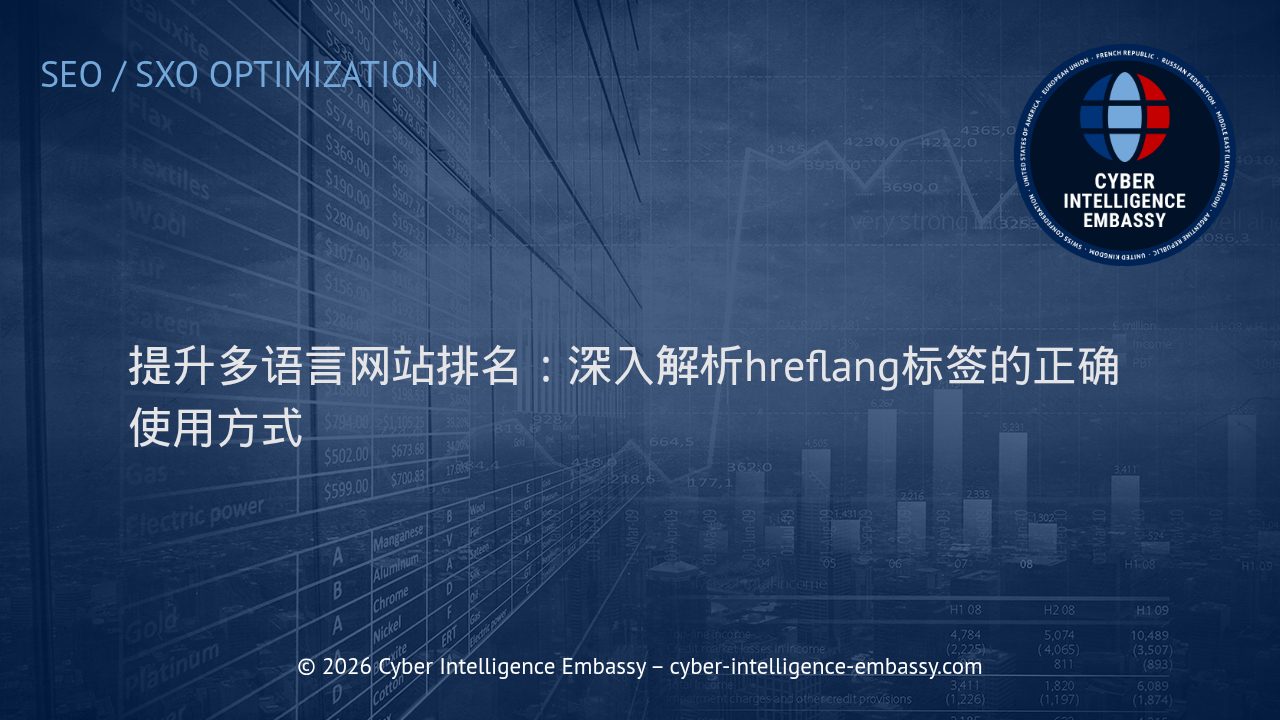 提升多语言网站排名：深入解析hreflang标签的正确使用方式