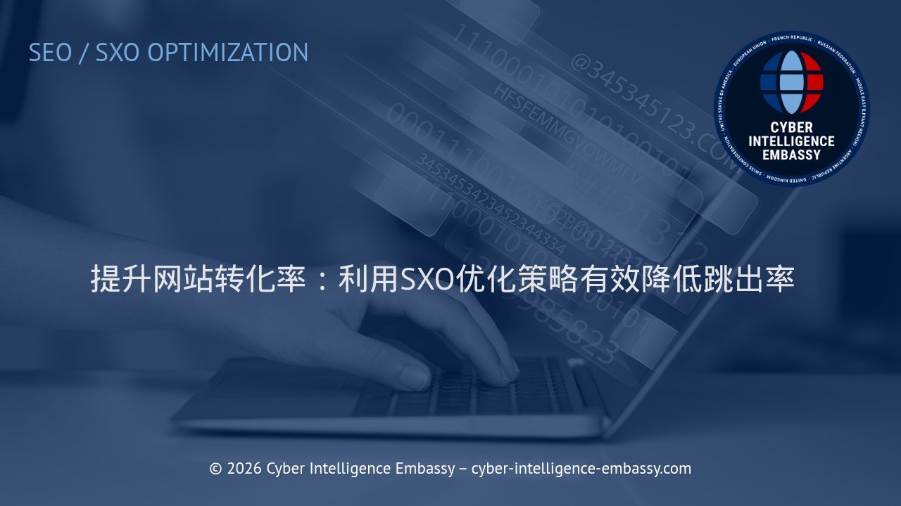 提升网站转化率：利用SXO优化策略有效降低跳出率