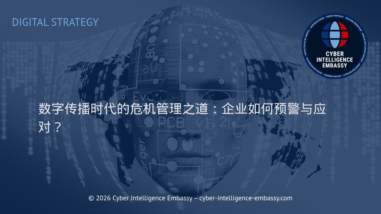 数字传播时代的危机管理之道：企业如何预警与应对？