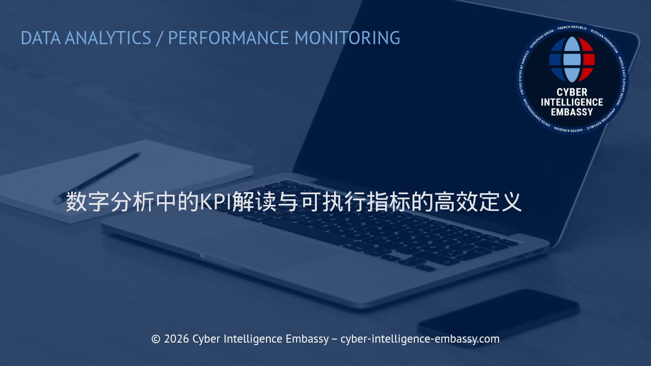 数字分析中的KPI解读与可执行指标的高效定义