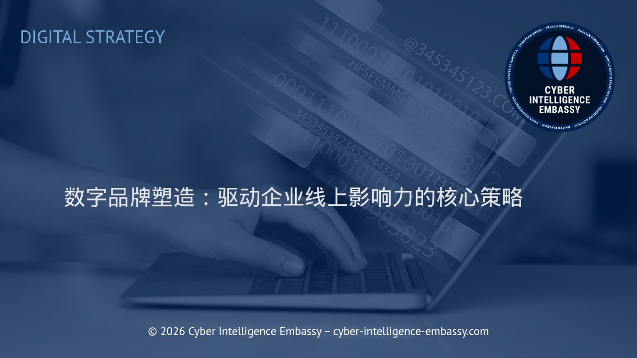 数字品牌塑造：驱动企业线上影响力的核心策略