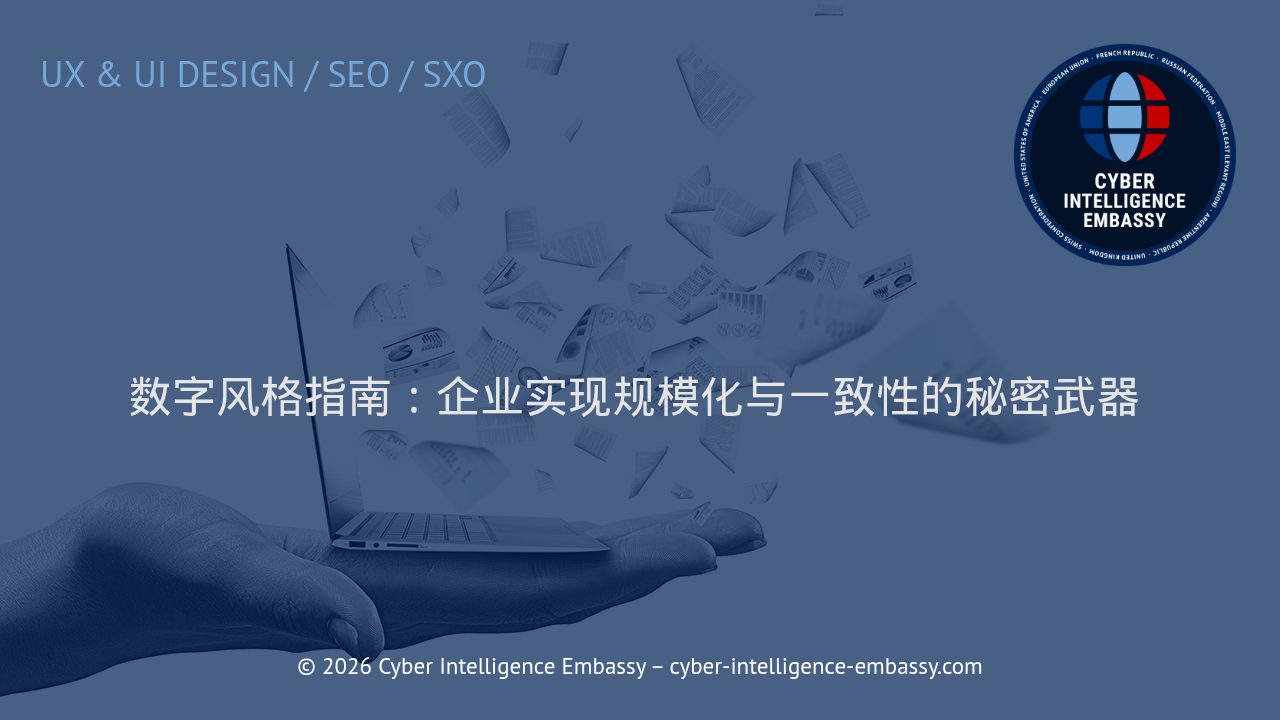 数字风格指南：企业实现规模化与一致性的秘密武器