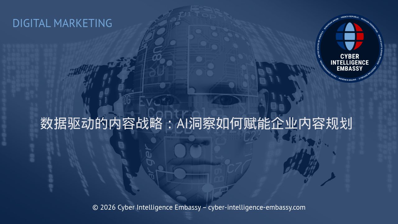 数据驱动的内容战略：AI洞察如何赋能企业内容规划
