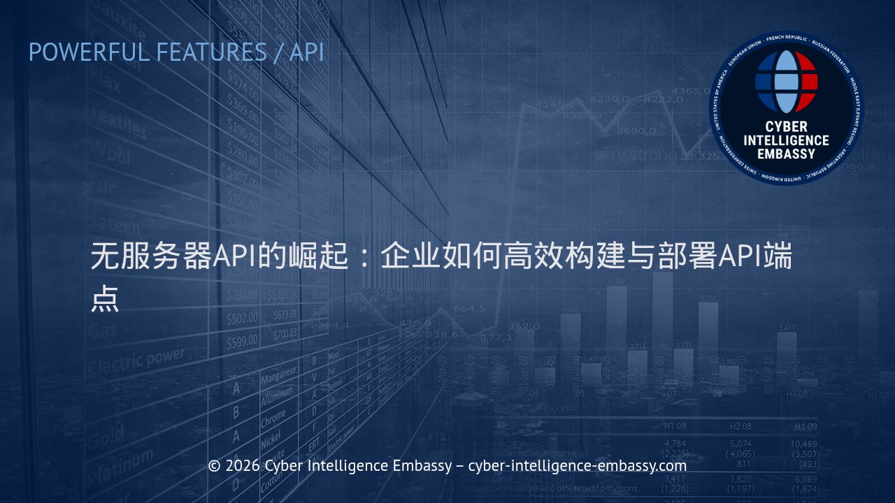 无服务器API的崛起：企业如何高效构建与部署API端点