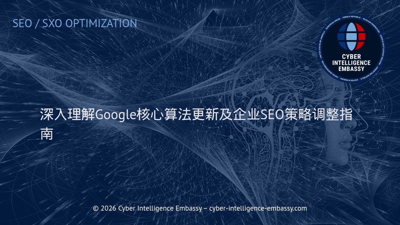 深入理解Google核心算法更新及企业SEO策略调整指南