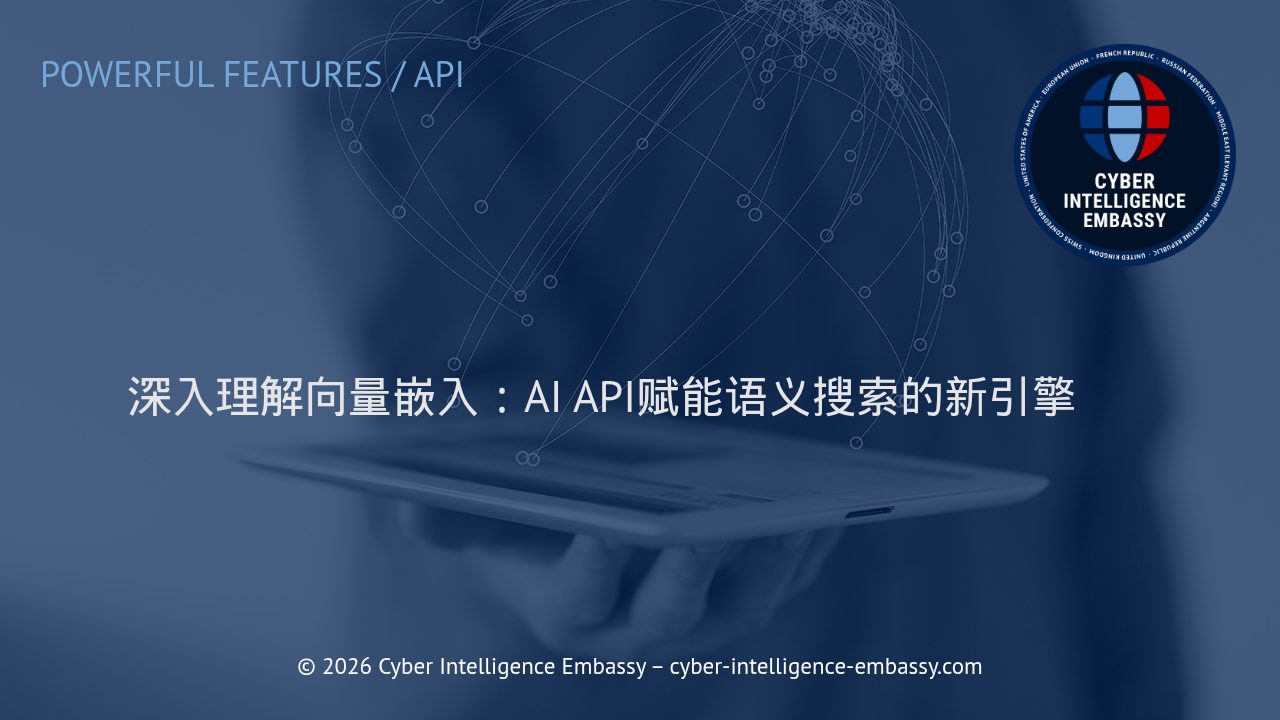 深入理解向量嵌入：AI API赋能语义搜索的新引擎