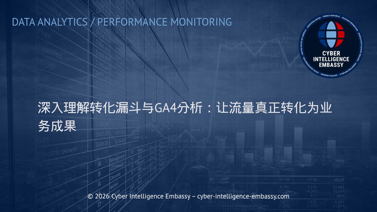 深入理解转化漏斗与GA4分析：让流量真正转化为业务成果