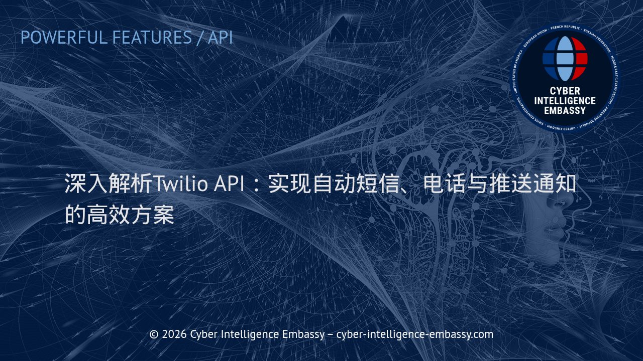 深入解析Twilio API：实现自动短信、电话与推送通知的高效方案