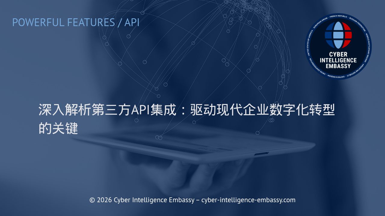 深入解析第三方API集成：驱动现代企业数字化转型的关键