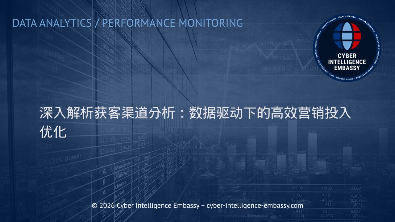 深入解析获客渠道分析：数据驱动下的高效营销投入优化