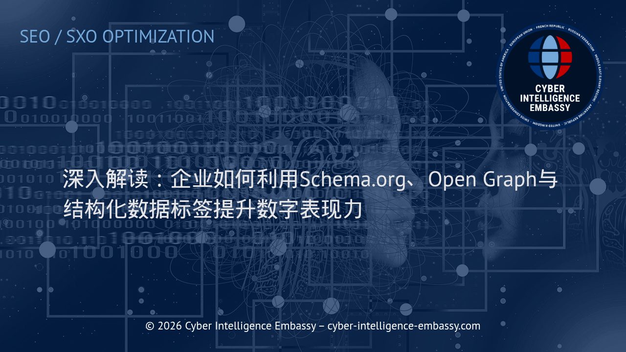 深入解读：企业如何利用Schema.org、Open Graph与结构化数据标签提升数字表现力