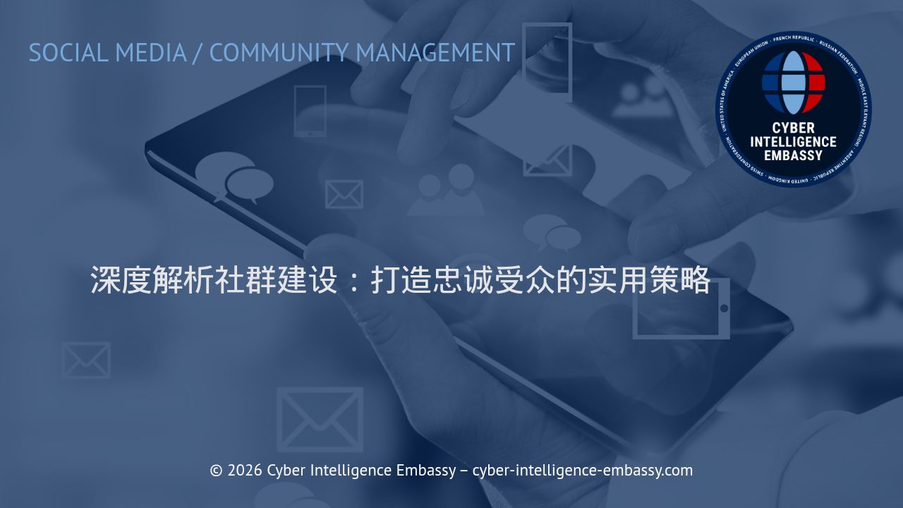 深度解析社群建设：打造忠诚受众的实用策略