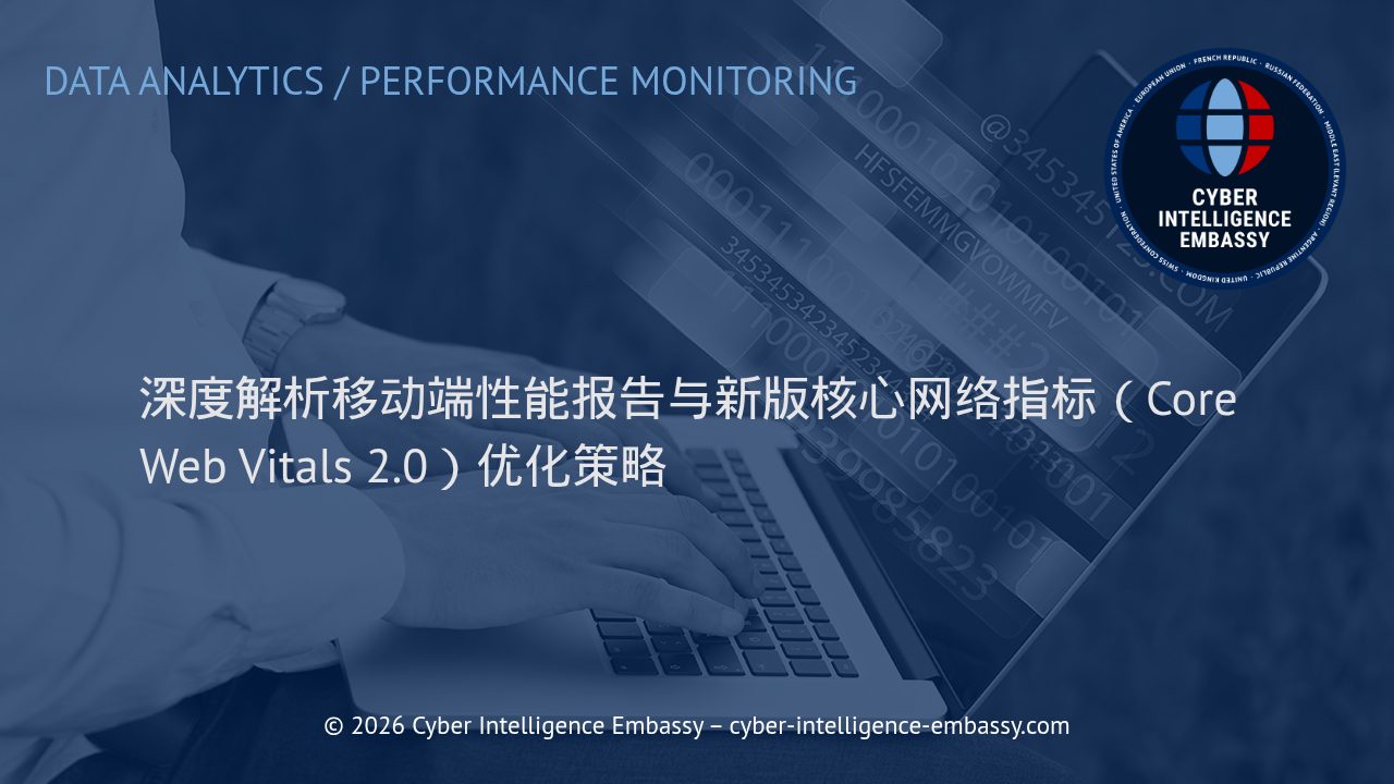 深度解析移动端性能报告与新版核心网络指标（Core Web Vitals 2.0）优化策略