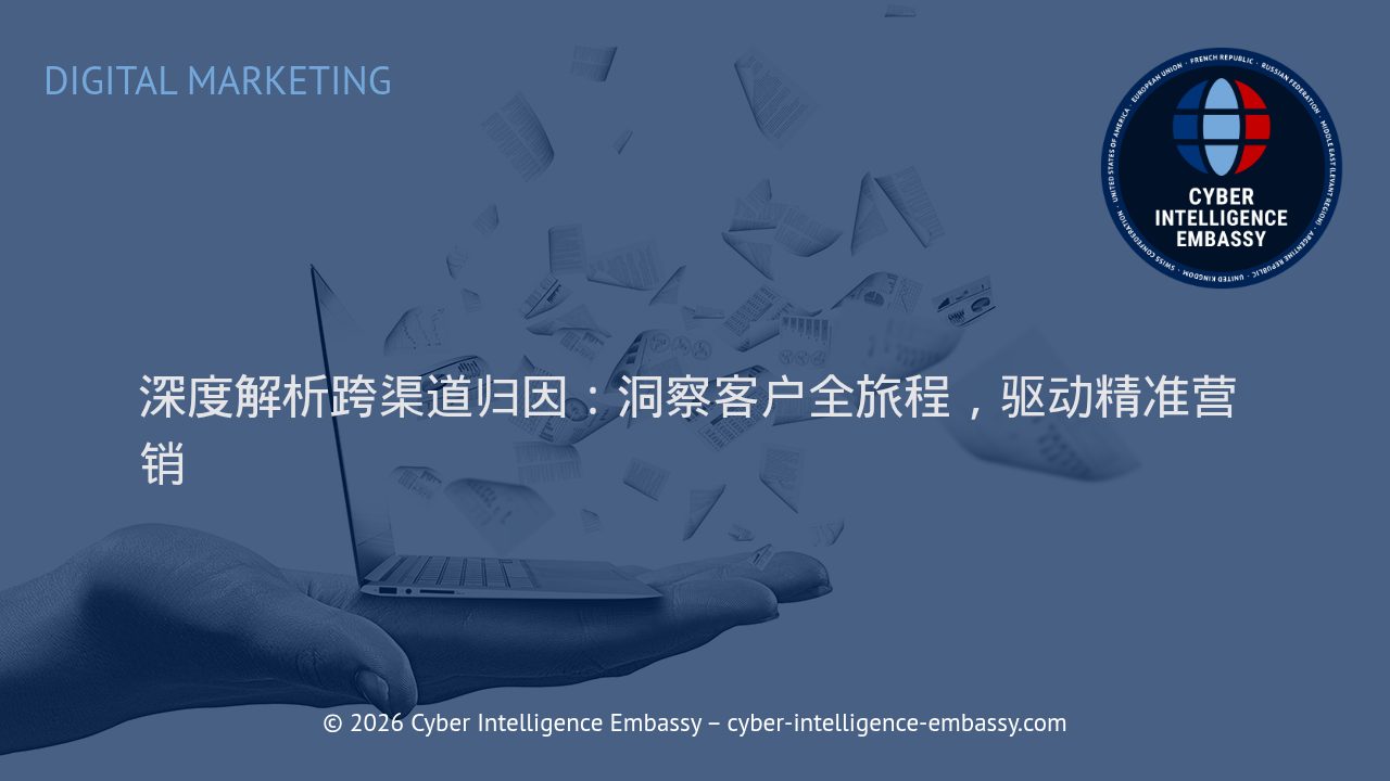 深度解析跨渠道归因：洞察客户全旅程，驱动精准营销