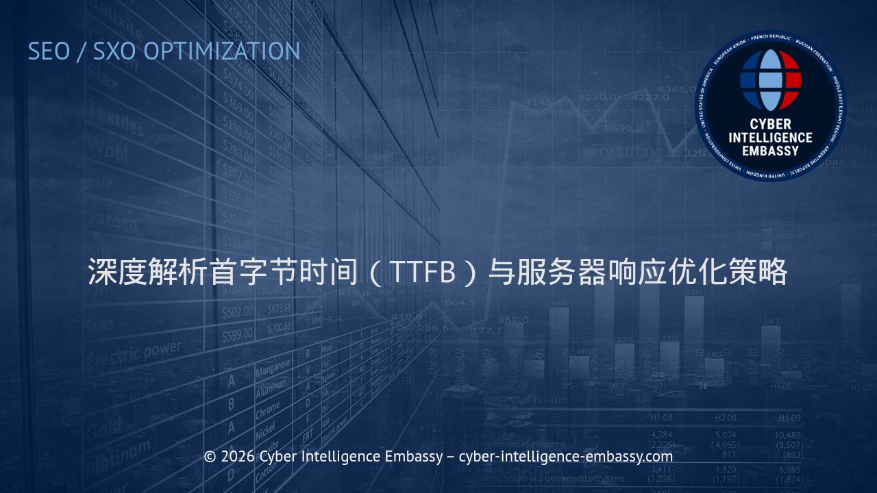 深度解析首字节时间（TTFB）与服务器响应优化策略