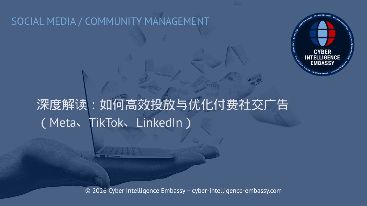 深度解读：如何高效投放与优化付费社交广告（Meta、TikTok、LinkedIn）
