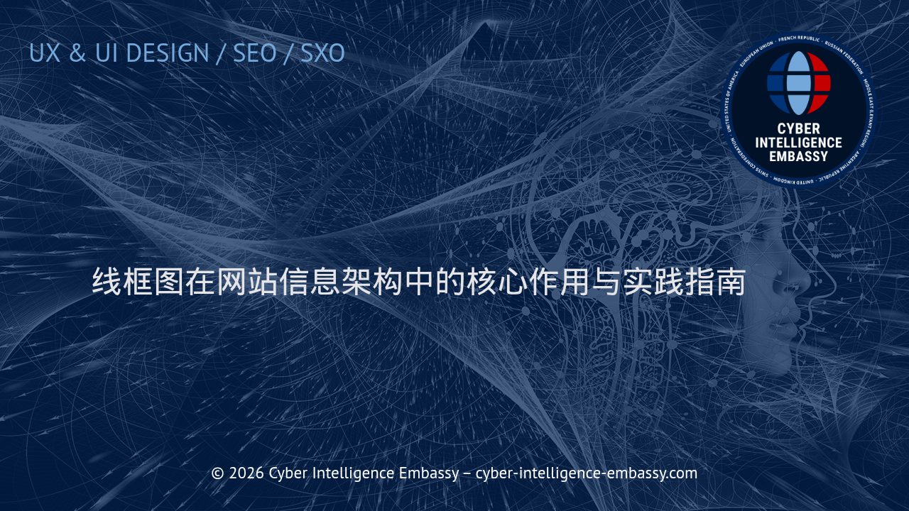 线框图在网站信息架构中的核心作用与实践指南