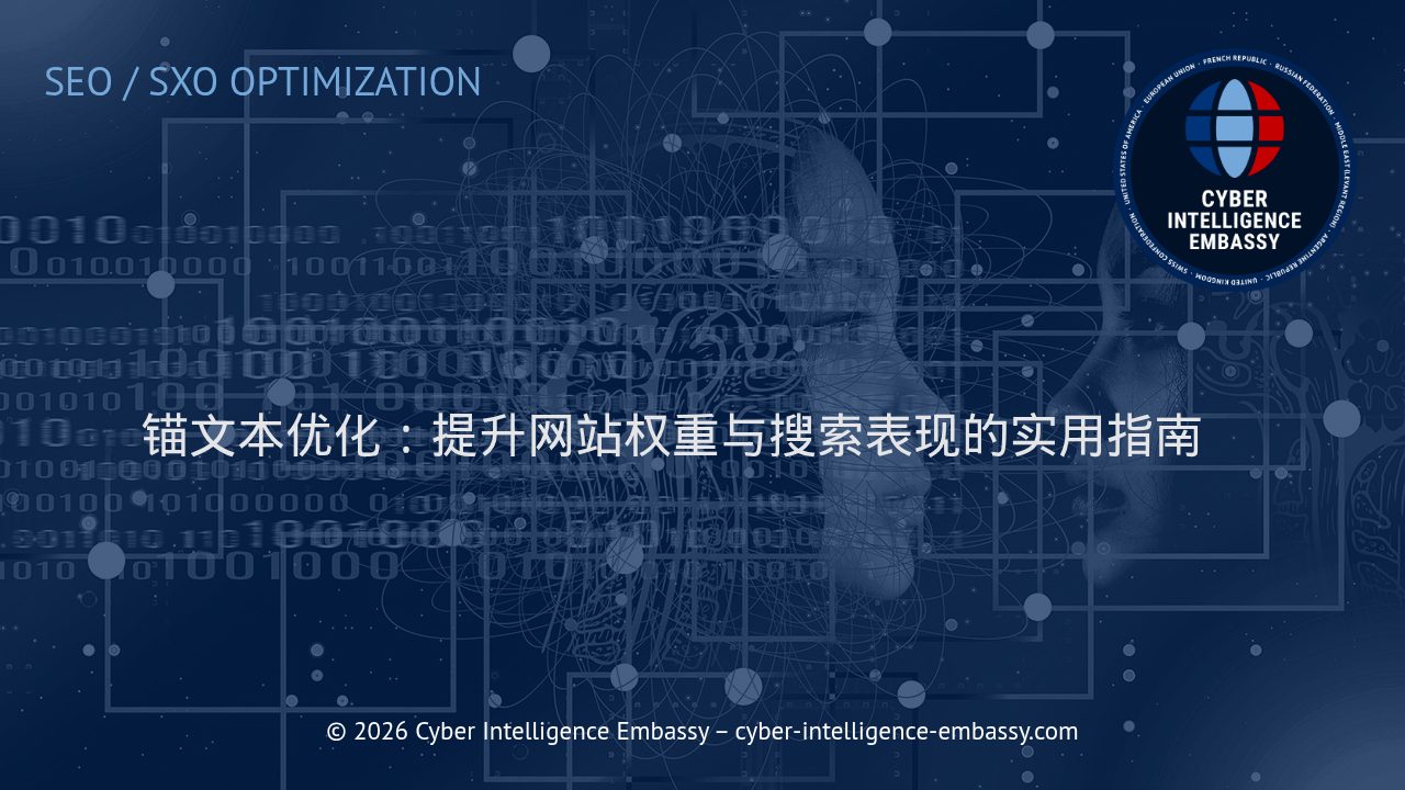 锚文本优化：提升网站权重与搜索表现的实用指南