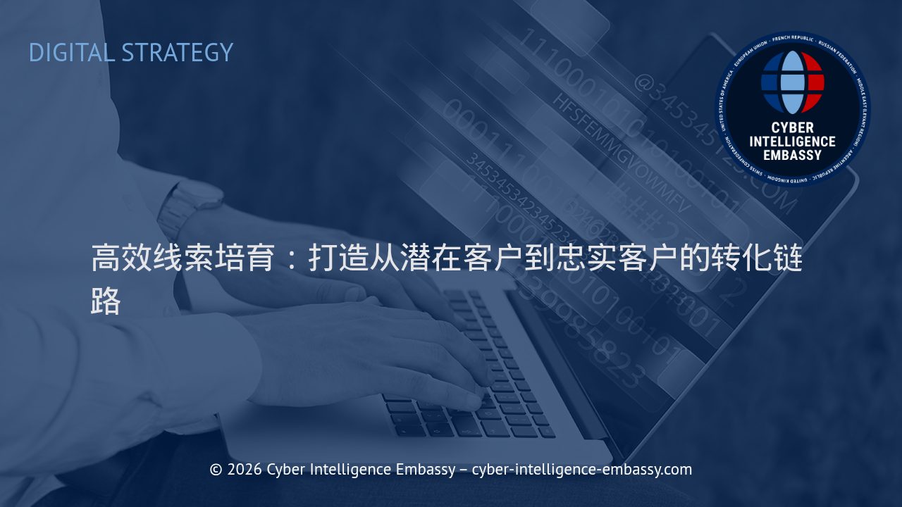 高效线索培育：打造从潜在客户到忠实客户的转化链路